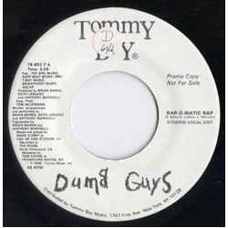 Dumb Guys Rap-O-Matic Rap Vinyl 7" USED
