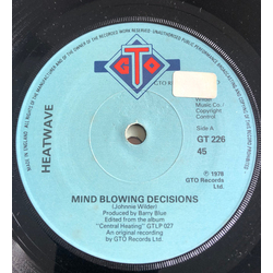 Heatwave Mind Blowing Decisions Vinyl 7" USED