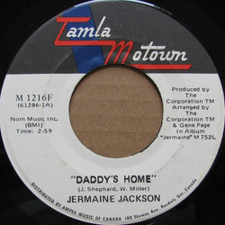 Jermaine Jackson Daddy's Home Vinyl 7" USED