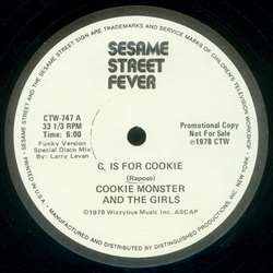 Cookie Monster / The Girls (4) C Is For Cookie Vinyl 12" USED