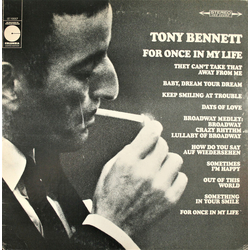 Tony Bennett For Once In My Life Vinyl LP USED