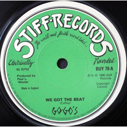 Go-Go's We Got The Beat Vinyl 7" USED