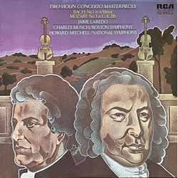 Jaime Laredo / Boston Symphony Orchestra / National Symphony Orchestra / Howard Mitchell / Charles Munch / Johann Sebastian Bach / Wolfgang Amadeus Mo