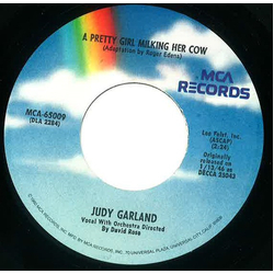 Judy Garland A Pretty Girl Milking Her Cow / It's A Great Day For The Irish Vinyl 7" USED