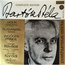 Béla Bartók / Dénes Kovács / The Budapest Philharmonic Orchestra / András Kórodi Violin Concerto /1907-8/ -  Rumanian Dance - The Wooden Prince Suite 
