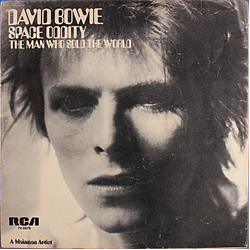David Bowie Space Oddity / The Man Who Sold The World Vinyl 7" USED
