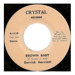 Derrick Harriott Brown Baby Vinyl 7" USED