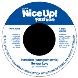 General Levy / Cutty Ranks Incredible (Wrongtom Remix) / As You See It (Mr Benn Remix) Vinyl 7" USED