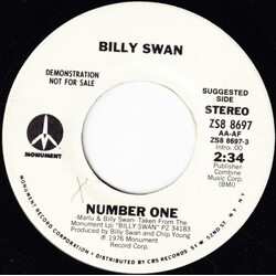Billy Swan Number One USED VINYL 7INCH 45 RPM PROMO