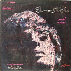Carmen McRae Second To None Vinyl LP USED