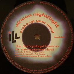 African Nightflight Make Up Your Mind Vinyl 12" USED