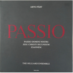 Arvo Pärt / The Hilliard Ensemble Passio Vinyl LP USED