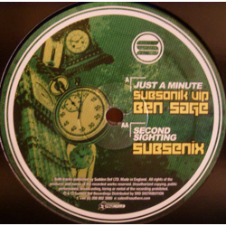 Ben Sage / Subsenix Just A Minute (Subsonik VIP) / Second Sighting Vinyl 12" USED