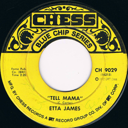 Etta James Tell Mama / My Dearest Darling Vinyl 7" USED