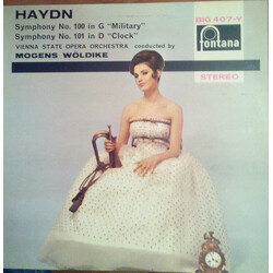 Joseph Haydn / Orchester Der Wiener Staatsoper / Mogens Wöldike Symphony No 100 In G Military, Symphony No 101 In D Clock Vinyl LP USED