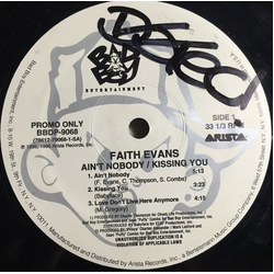 Faith Evans Ain't Nobody / Kissing You Vinyl 12" USED