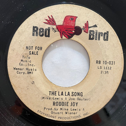 Roddie Joy The La La Song / He's So Easy To Love Vinyl 7" USED