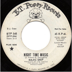 Majic Ship Night Time Music USED VINYL 7INCH 45 RPM SINGLE PROMO