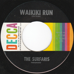 The Surfaris Waikiki Run / Point Panic Vinyl 7" USED