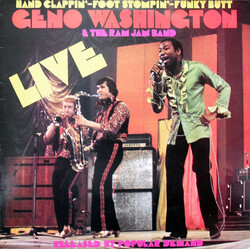 Geno Washington & The Ram Jam Band Hand Clappin-'Foot Stompin'-Funky-Butt... Live! Vinyl LP USED