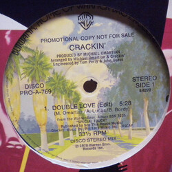 Crackin' Double Love USED VINYL 12INCH 33 S RPM PROMO