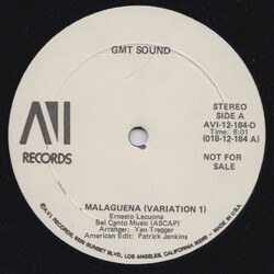 GMT Sound Malaguena USED VINYL 12INCH 45 RPM PROMO