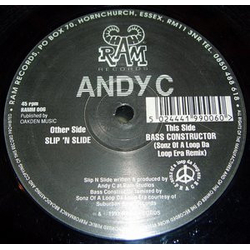 Andy C Slip 'N Slide / Bass Constructor (Remix) Vinyl 12" USED