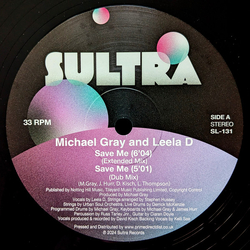 Michael Gray / Leela D Save Me Vinyl 12" USED
