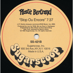 Plastic Bertrand Stop Ou Encore Vinyl 12" USED
