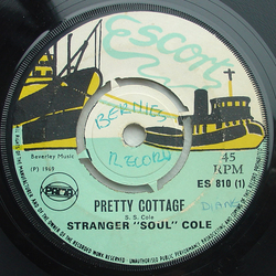 Stranger Cole Pretty Cottage / To Me Vinyl 7" USED