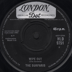 The Surfaris Wipe Out Vinyl 7" USED