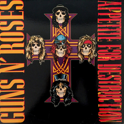 Guns N' Roses Appetite For Destruction Vinyl LP USED