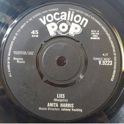 Anita Harris Lies Vinyl 7" USED