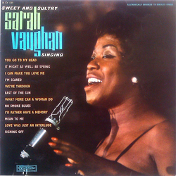 Sarah Vaughan Singing  Sweet And Sultry Vinyl LP USED