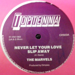 The Marvels Never Let Your Love Slip Away Vinyl 12" USED