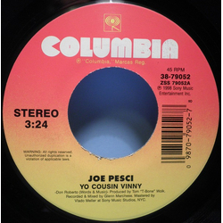 Joe Pesci (2) Yo Cousin Vinny / Wise Guy Vinyl 7" USED
