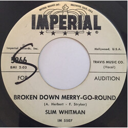 Slim Whitman Broken Down Merry-Go-Round USED VINYL 7INCH SINGLE PROMO