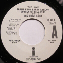 The Chieftains Love Them From Barry Lyndon (Women Of Ireland) / Timpan Reel USED VINYL 7INCH 45 RPM PROMO