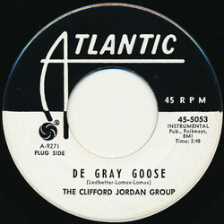 The Clifford Jordan Group De Gray Goose / Take This Hammer USED VINYL 7INCH 45 RPM SINGLE PROMO