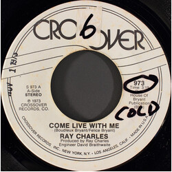 Ray Charles Come Live With Me USED VINYL 7INCH 45 RPM PROMO STEREO MONO