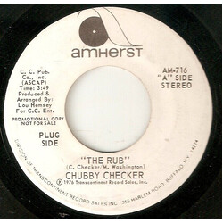 Chubby Checker The Rub USED VINYL 7INCH 45 RPM PROMO