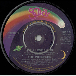 The Whispers It's A Love Thing Vinyl 7" USED