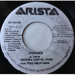 Refugee Camp All Stars / Pras Michel / Kymani Marley Avenues Vinyl 7" USED