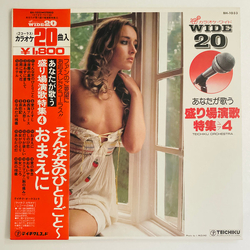 Teichiku Orchestra あなたが歌う 盛り場演歌特集4 = Sakariba Enka Tokushu 4 Vinyl LP USED