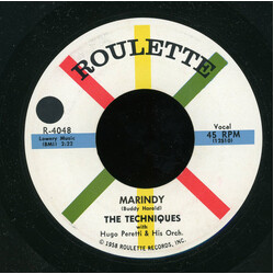 The Techniques (2) / The Hugo Peretti Orchestra Marindy USED VINYL 7INCH 45 RPM SINGLE MONO