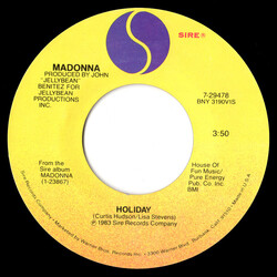 Madonna Holiday USED VINYL 7INCH SINGLE STEREO