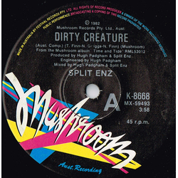 Split Enz Dirty Creature Vinyl 7" USED