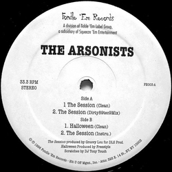 The Arsonists The Session Vinyl 12" USED