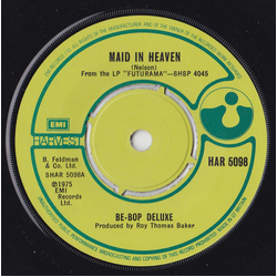 Be Bop Deluxe Maid In Heaven Vinyl 7" USED