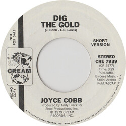 Joyce Cobb Dig The Gold USED VINYL 7INCH SINGLE PROMO STYRENE STEREO